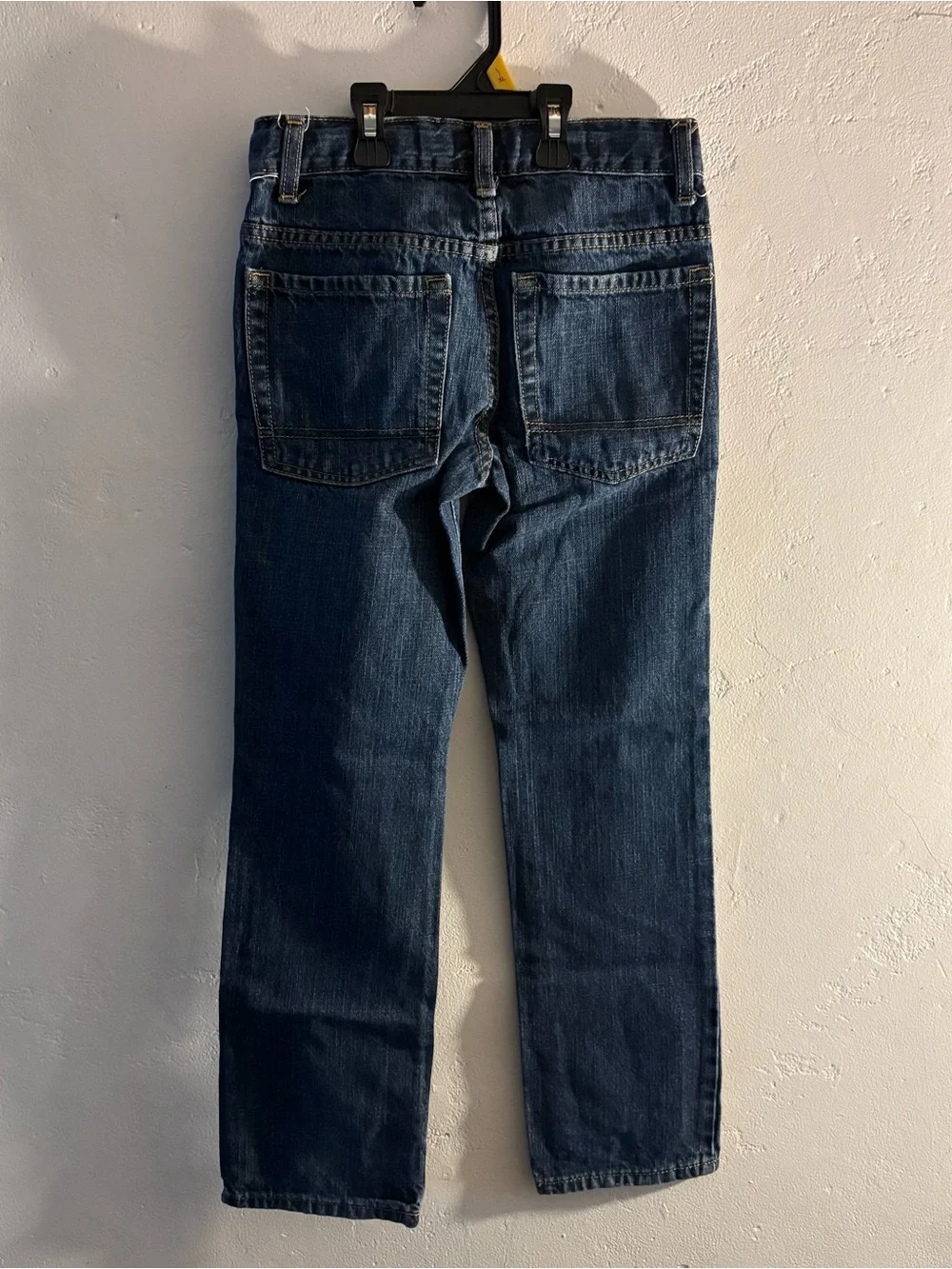 Old Navy Boys Size 8 Basic Skinny Astro Dark Wash Jeans Adjustable Waist